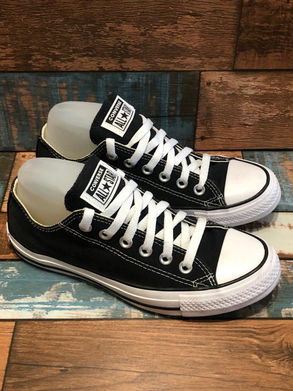 Converse All Stars Low Top Shoes Black Men's Size 5 Women's Size 7